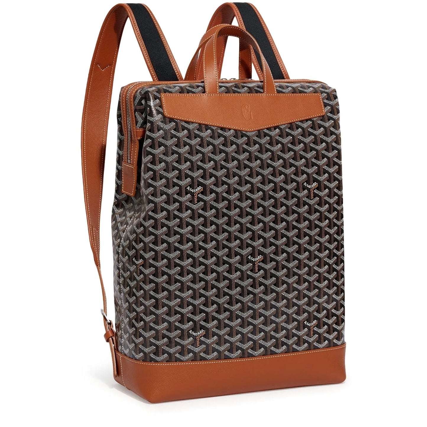 Goyard Black Tan Cisalpin Backpack