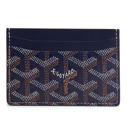 Goyard Saint Sulpice Navy Blue Card Holder