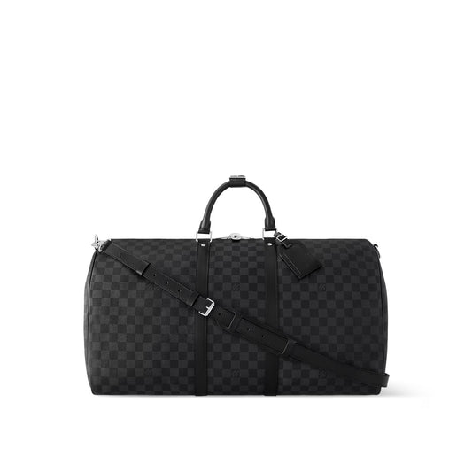 Louis Vuitton Keepall Bandoulière 55 Damier Graphite Canvas